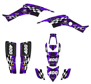TRX400EX graphics 1999 - 2007 Honda 400EX stickers kit 24 mil thick #3500 PURPLE - Picture 1 of 2