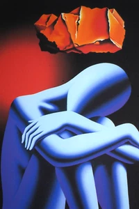 KOSTABI Lithographie 70x50 cm limitiert, handsigniert , Prägestempel! - Bild 1 von 4
