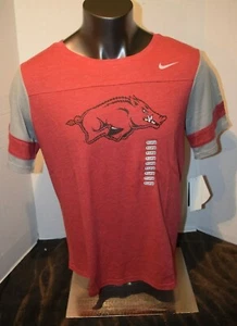 Camiseta Top Nike Arkansas Razorbacks Carmesí/Gris. Talla X-Lrg para mujer nueva con etiqueta - Imagen 1 de 4