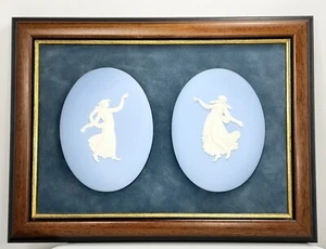 Lord Wedgwood Dancing Hours Framed Jasperware 2000 Event Plaque w/COA - Picture 1 of 10