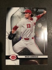 2020 Bowman Sterling Nick Lodolo Base Prospect Cincinnati Reds 