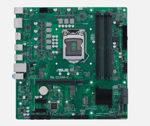 For ASUS PRO Q570M-C Motherbaord Q570 LGA1200 DDR4 128G DP+HDMI M-ATX Tested ok - Afbeelding 1 van 3