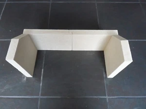 Fire Bricks to fit Penman Vega 200 Stove Fire Bricks Full Set with 2 part rear - Picture 1 of 10