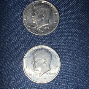 2 Kennedy Half Dollar 1971 D - Bild 1 von 11