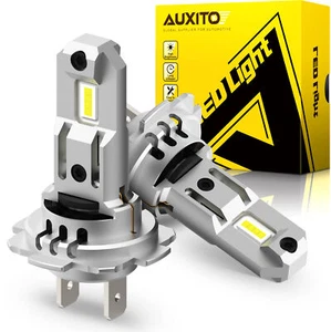 AUXITO Bright H7 LED Bulb Headlight High Low Beam 6500K White Wireless Canbus - Foto 1 di 11