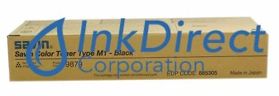 Genuine Savin 9879 885305 Type M1 Toner Cartridge Black C2408 C3210 1224C 1232C  - Image 1 of 2
