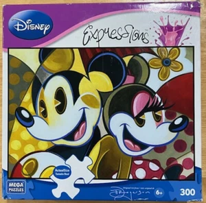 Mega Puzzles ~ Disney Expressions ~ 300 Piece Jigsaw Puzzle ~ Brand New ~ Sealed - Picture 1 of 7