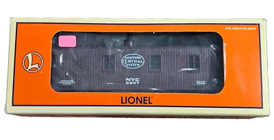 LIONEL 3-RL STD O #6907 NYC NEW YORK CENTRAL WOODSIDE LITED CABOOSE 6-19739 NIB - Image 1 of 4