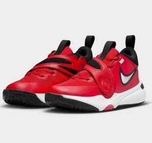 Nike Team Hustle D 11 Kids Youth Size 6Y Red Basketball Shoes DV8996-602 New - Picture 1 of 14