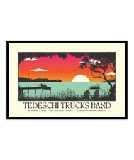 Tedeschi Trucks Band Live Oak Bank Pavilion Wilmington, NC September Tour Poster