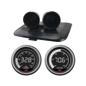 Commodore VE I & II Dual Gauge Pod w/ Digital Oil Pressure Water Temp SV6 SS - Picture 1 of 11