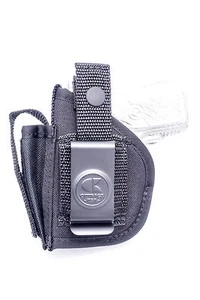 Kel-Tec P-3AT w/ laser | OWB Outside Pants Holster w/ Mag Pouch. MADE IN USA - Picture 1 of 7