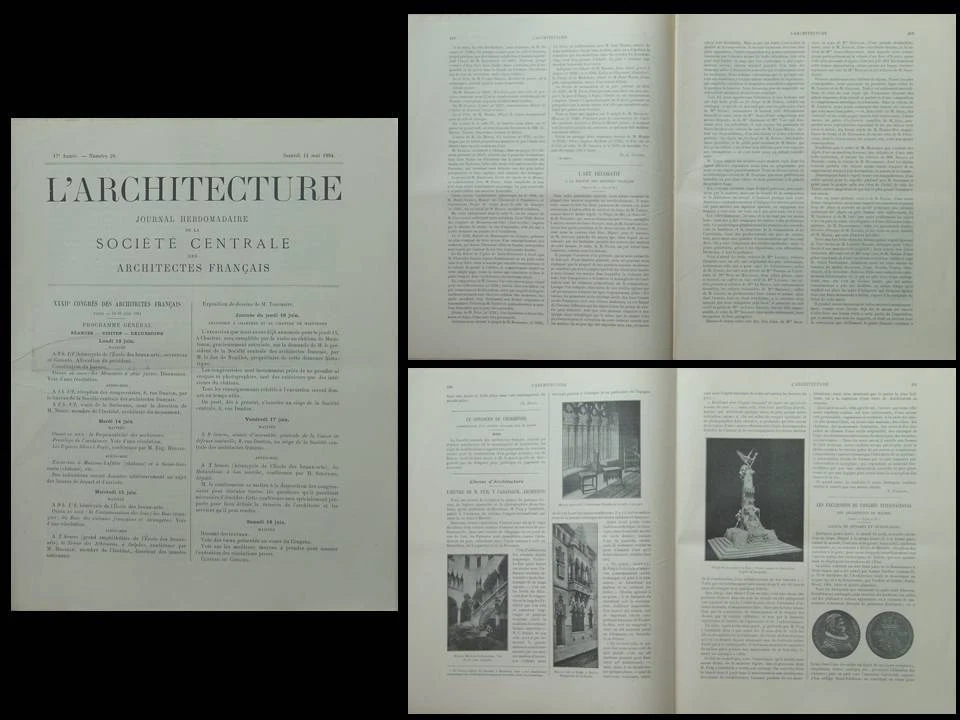 L'ARCHITECTURE N°21 1904 - JOSEP PUIG Y CADAFALCH - Photo 1/1