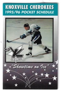 1995-96 Knoxville Cherokees ECHL Hockey Schedule !!! Arby's - Picture 1 of 1