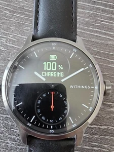 Withings ScanWatch – Hybrid Smartwatch with ECG, Heart Rate and 42mm, Black - Zdjęcie 1 z 6