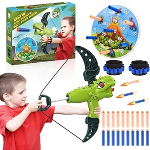 DinosaurBow Toys for 4 5 6 7 8 Year Old Boys, Dinosaur Toys for Boys Age 4-8 Bow - Picture 1 of 8