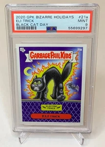 2020 Garbage Pail Kids Bizarre Holidays Eli Trick Black Cat Day PSA 9 - Bild 1 von 2