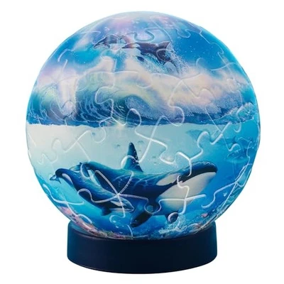 Yanoman 61-Piece 3D Spherical Puzzle Lumi Orb LASSEN The Blue World 2 Approx. - Image 1 of 4