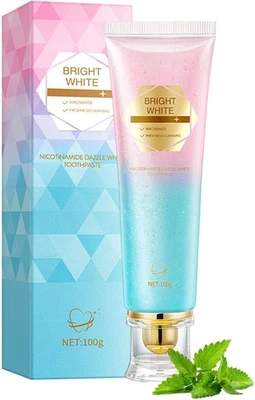 Bright White Toothpaste Nicotinamide Dazzle White100g - Imagem 1 de 3