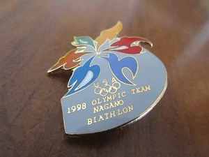Pin Nagano 1998 Olympia Biathlon Olympics  - Bild 1 von 2