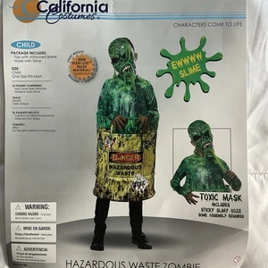 Disfraces California Residuos Peligrosos Disfraz Infantil Slime Verde Zombi 2 Piezas - Imagen 1 de 12