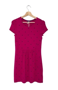 BNWT Joules Madison Deep Pink Polka Dot Jersey Dress Size 8 - Picture 1 of 6