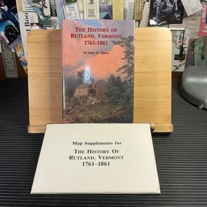 The History of Rutland, Vermont, 1761-1861 Dawn D. Hance 1991 With Maps Signed - Bild 1 von 9