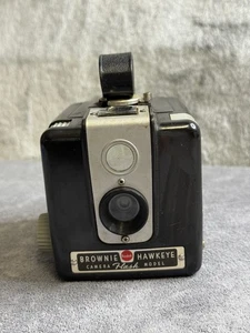 Vintage 1950s Kodak Brownie Hawkeye Film Camera Untested Flash Model Fallout - Picture 1 of 6