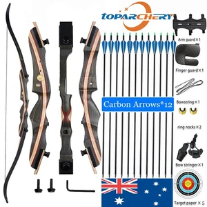 Toparchery Takedown Recurve Bow 62inch 20-50lbs Right Hand Hunting and Target - Bild 1 von 34