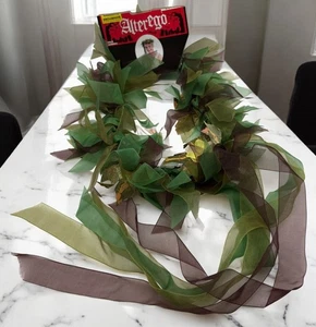 Alterego Fairy Halo Crown Green Brown Sheer Butterfly Cosplay Headpiece Costume - Picture 1 of 10