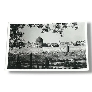 Postal RPPC Templo Monte Jerusalén Israel D659 - Imagen 1 de 2