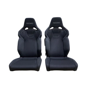 Genuine Recaro Seats SR-C BK100 Black/Black - Brand New (Pair) - Picture 1 of 6