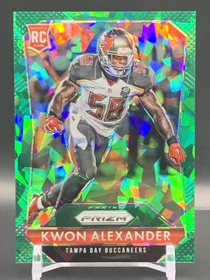 2015 Prizm Kwon Alexander Green Crystals Prizm /75 - Tampa Bay Buccaneers - Image 1 of 2