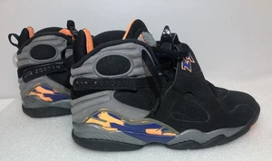 Nike Air Jordan 8 Retro Phoenix Suns Size 8.5 305381-043 - Foto 1 di 13