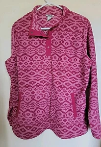 Duluth Pullover Damen Fleecepullover Viertelknopf Southwestern Jacke XL - Bild 1 von 3