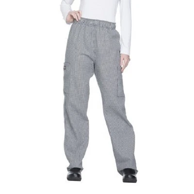 DICKIES UNISEX CARGO CHEF PANTS IN HOUNDSTOOTH IN ALL SIZES #DC12 NEW - Image 1 of 2