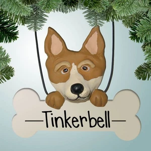 Chihuahua Dog on Bone - New Puppy - Pet - Personalized Ornament - Picture 1 of 1