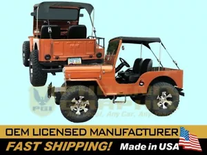 1945-57 WILLYS Jeep Fender/Cowl/Tailgate Name Decal Set (3) (1.45" X 6.67") - Bild 1 von 1