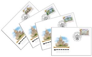 Russia-2023. Buildings of diplomatic missions of Russian Foreign Ministry. FDC