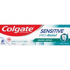 2x Colgate Sensitive Pro-Relief Enamel Repair 75ml Toothpaste with Arginine