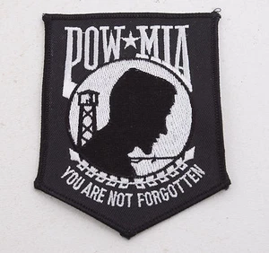 POW MIA Vintage You are Not Forgotten Patch Fabric (G4R-P2) 4.25x3.25" - Picture 1 of 5