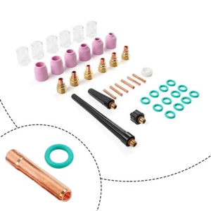 40pcs TIG Welding Torch Collet Gas Lens Glass Cup Kit for WP-9/20/25 - Picture 1 of 10