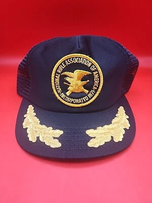 Gorra de camionero Snapback de colección Asociación Nacional del Rifle NRA Gold Leaf EE. UU. Foto 1 de 4