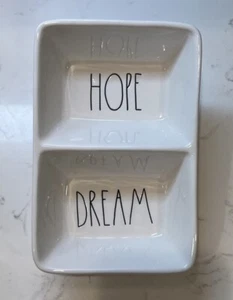 Bandeja/contenedor Rae Dunn, Hope, condimento de ensueño o baratija. Súper lindo. Nuevo - Imagen 1 de 3