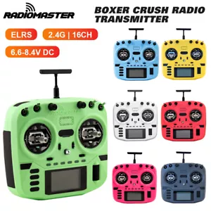 RadioMaster Boxer Crush Nadajnik RC 2.4G 16CH AG01 Hall Gimbal M2 ELRS - Zdjęcie 1 z 19