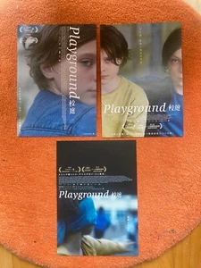 PLAYGROUND Japan mini-poster flyer x3 Laura WANDEL Gunter DURET rare MINT TRIO! - Picture 1 of 5