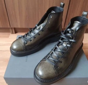 John Varvatos DK Charcoal Boots Retail Price $845 US Size 10 Excellent Condition - Picture 1 of 13