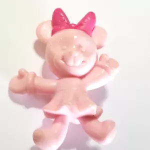 "Minnie Maus Figur Kuchen Topper rosa 2011 Mattel Disney 2,5" - Bild 1 von 2