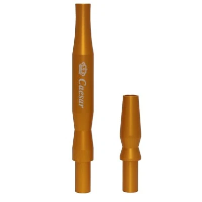 Caesar Alu Mundstück Set - 14,50 cm - Gold - Mundstück - Shisha - Bild 1 von 4