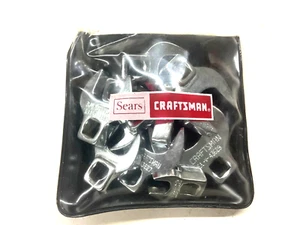 NOS! VINTAGE CRAFTSMAN TOOLS 3/8” DRIVE SAE CROWFOOT WRENCH SET, 4362, -V-, USA - Picture 1 of 4